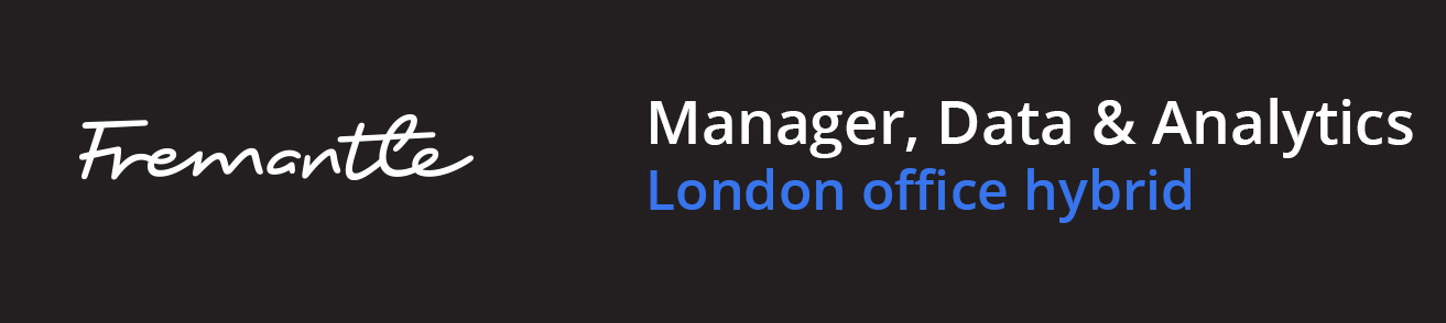Fremantle Data & Analytics Manager Job